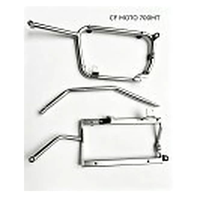 Soporte lateral (evita escape) (plata) - CFMOTO 700MT